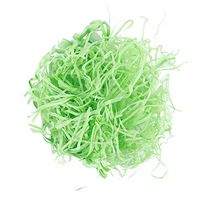 HAOWANG Multicolor Craft Shredded Paper Crumpled Paper Basket Fill Shredded Paper Green