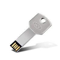 One Metal Key USB Flash Drive U Disk Ultra-Thin Waterproof One-Piece Key USB 3.0 8Gb 16Gb Pendrive 32Gb 64Gb 128Gb Memory Stick,128GB
