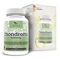 VITA1 Chondroitin 500mg • 90 Capsules (6-Weeks-Supply) • Gluten-Free, Kosher & Halal • Made in Germany