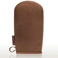 Ultimitt Self Tanning Applicator Mitt: Reusable Streak-Free Bronzing Sunless Tan Application Glove. Indoor Fake Skin Bake Tan Microfiber Cloth. Easy Reach Gloves For Face, Body & Back Suntan Solution