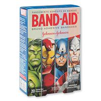 Band-Aid Avengers Assemble Bandages - First Aid Kid Supplies - 480 Per Pack