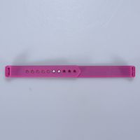 Aoile ID115 Smart Bracelet Strap, Replaceable Strap Length Adjustable Sport Silicone Band Straps for Smart Bracelet Fitness Tracker,8.46 inch Wristband Accessories Violet