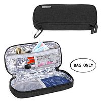 Luxja Insulin Travel Case, Insulin Bag for Insulin Pens and Other Diabetic Supplies (Bag Only), Black