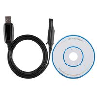 Yoidesu 1M Walkie Talkie USB Programming Cable with CD Driver for Baofeng BF-A58/BF-UV9R Radio Genuine FTDI chip