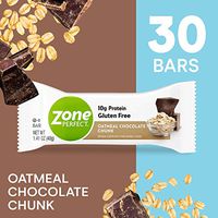 ZonePerfect Protein Bars, Oatmeal Chocolate Chunk, High Protein, With Vitamins & Minerals, 1.41 Ounce (30 Count)