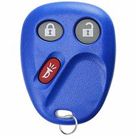 KeylessOption Keyless Entry Remote Control Car Key Fob Replacement for LHJ011 - Blue