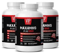 Post Workout Supplement for Men - MAXAMINO Plus 1200 - Muscle Growth Booster - 3 Bottles 540 Tablets