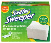 Swiffer Sweeper Dry Cloths Refill 8 " X 10.4 " 32 Count