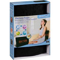 Massaging Lumbar Support with Memory Foam (Blue)