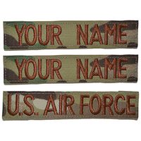 Custom 3 Piece USAF OCP/Scorpion Name Tape with Hook Fastener