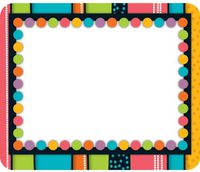 Carson Dellosa Stylin' Stripes Name Tags (150011)