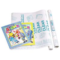 18" X 4.5 Ft. Clear Self Adhesive Book Cover, Case of 48  (2901-48)