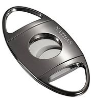 Personalized Visol Darth II High Polish Gunmetal Cigar Cutter with Free Laser Engraving