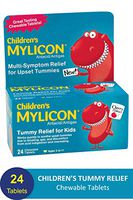 Mylicon Children's Antacid, Tummy Relief Tablets for Kids, Cherry, 24 Count