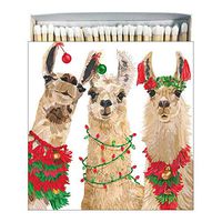 Paperproduct Designs - Match Box Set of 2 - Merry Llamas