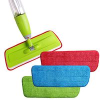 3PCS/Set Fiber Spray Mop Head Floor Cleaning Paste The Mop Replace Household Cleaning Mops Accessories