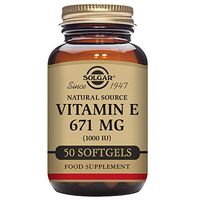 Solgar Natural Vitamin E - 1000 IU - 100 Vegetarian Softgels