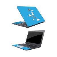 MightySkins Skin Compatible with HP Chromebook 11 (2018) 11.6" - Unicorns Get Lifted | Protective, Durable, and Unique Vinyl Decal wrap Cover | Easy to Apply, Remove | Made in The USA