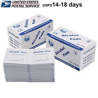 DGE Sterile Alcohol Prep Pads, Skin Cleaning Care Jewelry Mobile Phone Clean Wipe，200 Count