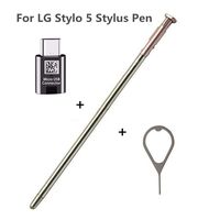 BSDTECH Stylo 5 Stylus Pen Replacement Part for LG Stylo 5 Q720 Q720MS Q720PS Q720CS LCD Touch Pen with C-Type Adapter+Eject Pin (Pink)