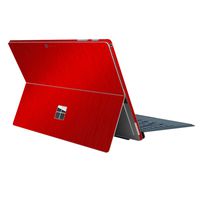ProElife Ultra Slim Decal Skin Sticker Cover Protector for Microsoft Surface Pro 6 2018 / Surface Pro 5 2017 / Surface Pro 4 12.3-Inch (Not Fit for Surface Pro 7) (Red)