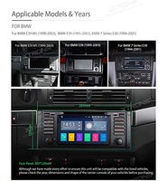 XTRONS 7'' Touch Display Android 8.1 Car Stereo GPS Navigator Radio DVD Player with USB SD Port Bluetooth 5.0 Supports OBD TPMS DAB 4G WiFi for BMW E39 - PX30