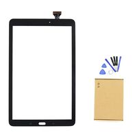 UoUo Touch Screen Replacement Glass Lens for Samsung Galaxy Tab E 9.6" SM-T560 with 8 pcs tools gift (Black)