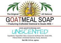 Goat Milk & Honey Products - Beekman - All Natural For Eczema - Psoriasis - Sensitive Skin - Palm & SLS Free - Non GMO - Free Fast Ship Over $25 (Unscented Free & Clear, 3.5 oz Soap)