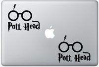 Harry Potter Pothead HenryDecalZD0725 Set Of Two (2x) , Decal , Sticker , Laptop , Ipad , Car , Truck