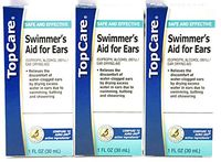 TopCare Swimmer's Aid for Ears 1 Fl Oz (3 Pack)