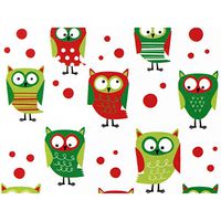 Whoo-lidays Stone Wrap 30"x85' Gift Wrap Cutter Roll