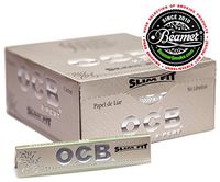 24 OCB Premium X-PERT Cigarette Rolling Papers Packs (32 Paper Leaves Per Pack) + Limited Edition Beamer Smoke Sticker