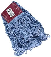 Rubbermaid Commercial Products FGD25306BL00 Super Stich Blend Mop, Large, 5" Blue Headband (Pack of 6)