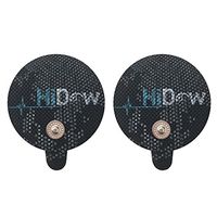 HiDow Tens Unit Replacement Stim Pads Large Round Electrodes | Premium Quality Large Electrode Pads Competable with Hi-Dow | IQ Massager | Healthmateforever TENS Units