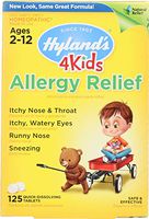 Hyland's (NOT A CASE) 4 Kids Allergy Relief, 125 Quick-Dissolving Tablets