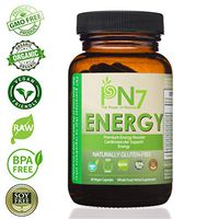 PN7 1200mg Organic Supplement. Maca Root, Hawthorn Berry, Beetroot, Epimedium, Damiana, Yohimbe Bark, Rhodiola Rosea, Cayenne Pepper. 60 Vegan Capsules