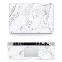 Old MacBook Pro 13 Inch Protective Sticker with CD ROM, AICOO Removable Vinyl Decal Sticker Cover Skin Fits Old MacBook Pro 13.3 with DVD Drive 2008-2012 Release A1278, Marble