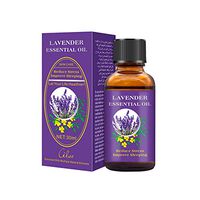 vmree LavenderAromatherapy 100% Pure Therapeutic Grade Basic Essential Oil for Diffuser, Aromatherapy, Headache, Pain, Meditation, Anxiety, Sleep-Perfect For Candles & Massage (30ml/1.0fl oz, Purple)
