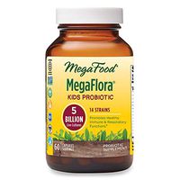 MegaFood, Kids N' Us MegaFlora, Probiotic Supplement for Children with 5 Billion CFU, 60 Servings (60 Capsules)