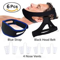Anti-snoring Solution Set, Professional and Effective Stop Sleep aids. (Products Include: Chin Strap + Nasal Dilator + Adult Child Anti-mite Belt)