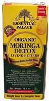 Organic Moringa Detox Living Bitters Anti-INFLAMMATORY, in Glass for Eyes/Asthma/Kidney/Diabetes/Weight Loss/Cancer/Immunity/DETOXIFICATION/Blood/Heart/Sexual ENHANCEMENTS (16 oz (1 Bottle))
