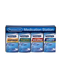 PhysiciansCare by First Aid Only 90780 Medication Station with 4 Medications, 400 Pieces