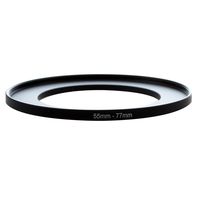 Market&YCY 55-77mm Camera Black Aluminum Adapter Ring, Lens Adapter for Camera Filter Adapter Ring