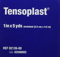 TENSOPLAST Tan 1" Elastic Adhesive Bandage 1" -One Individual Roll Each