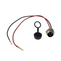 WOOSTAR 3 Pin 2 Wire Charging Port Connector for Plug JACK Socket Battery Charger RAZOR IZIP E Scooter