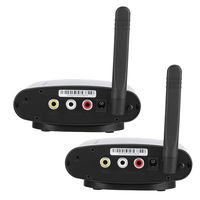 Tangxi 24-Channel 5.8GHz AV Wireless Transmitter Receiver Sender Audio Video 200m Transmission, Compatible with DVD/DVR/CCD Camera/IPTV/Satellite STB/Digital TV STB