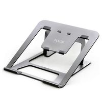 Besign Adjustable Aluminum Laptop Stand, Ergonomic Riser Notebook Computer Holder Stand Compatible with Apple MacBook Air Pro, MacBook Air, Dell, HP, Lenovo More 10-15.6" Laptops