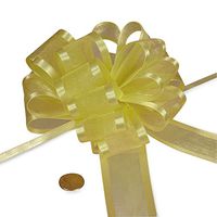 Baby Maize Arabesque Ribbon Bow, 6"