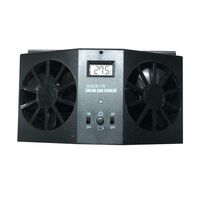 yagaga Solar Car Exhaust Heat Exhaust Fan Double Air Outlet Replacement for Summer