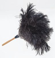 GM Royal Ostrich Feather Duster (Small GM01 (16"), Black)